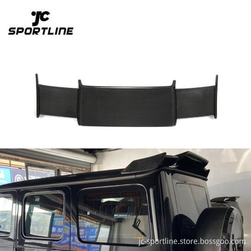 Prepreg Dry Carbon Fiber Rear Roof Spoiler Wing for Mercedes-Benz G-Class W463 (G550/G63 AMG) 2019-2021